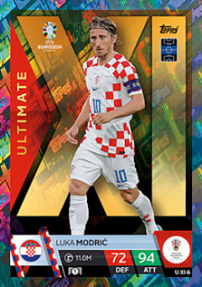 Luka Modric Croatia Topps Match Attax EURO 2024 Ultimate XI #UXI6